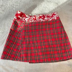 Fun reversible snap skirt